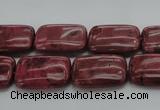 CRC824 15.5 inches 15*20mm rectangle Brazilian rhodochrosite beads