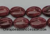 CRC833 15.5 inches 13*18mm oval Brazilian rhodochrosite beads