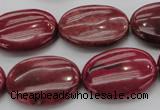 CRC835 15.5 inches 18*25mm oval Brazilian rhodochrosite beads