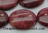 CRC837 15.5 inches 30*40mm oval Brazilian rhodochrosite beads