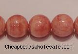 CRC91 16 inches 16mm round grade AA argentina rhodochrosite beads