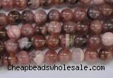 CRC912 15.5 inches 5mm round natural rhodochrosite beads