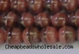 CRC916 15.5 inches 9mm round natural rhodochrosite beads