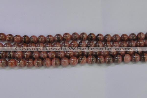 CRC916 15.5 inches 9mm round natural rhodochrosite beads