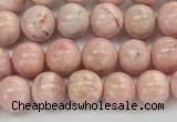 CRC922 15.5 inches 8mm round natural rhodochrosite beads