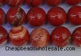 CRE304 15.5 inches 12mm round red jasper beads wholesale