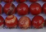 CRE305 15.5 inches 14mm round red jasper beads wholesale