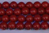 CRE321 15.5 inches 6mm round red jasper beads wholesale