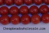 CRE322 15.5 inches 8mm round red jasper beads wholesale