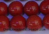 CRE327 15.5 inches 18mm round red jasper beads wholesale