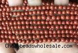 CRE350 15.5 inches 4mm round red jasper beads wholesale