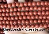 CRE352 15.5 inches 8mm round red jasper beads wholesale