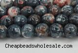 CRF330 15.5 inches 8mm round dyed rain flower stone beads wholesale