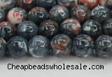 CRF331 15.5 inches 10mm round dyed rain flower stone beads wholesale