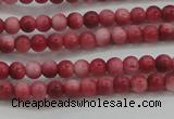 CRF438 15.5 inches 3mm round dyed rain flower stone beads wholesale