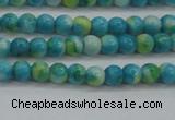 CRF451 15.5 inches 3mm round dyed rain flower stone beads wholesale