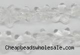 CRG14 15.5 inches 16*16mm star white crystal gemstone beads