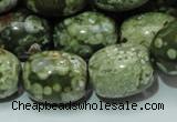 CRH16 15.5 inches 16*20mm egg-shaped rhyolite beads wholesale