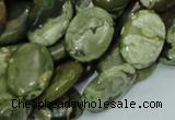 CRH45 15.5 inches 14*18mm oval rhyolite beads wholesale