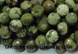 CRH57 15.5 inches 10mm faceted round rhyolite beads wholesale