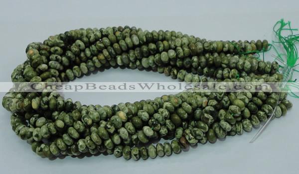 CRH95 15.5 inches 5*8mm rondelle rhyolite beads wholesale