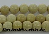 CRI202 15.5 inches 8mm round riverstone beads wholesale