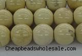 CRI205 15.5 inches 14mm round riverstone beads wholesale