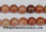 CRJ202 15.5 inches 10mm round natural red jade gemstone beads