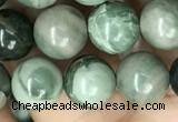 CRM202 15.5 inches 8mm round green mud jasper beads wholesale