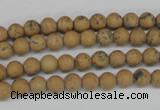 CRO08 15.5 inches 6mm round Chinese picture jasper beads wholesale