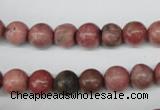 CRO127 15.5 inches 8mm round rhodochrosite beads wholesale