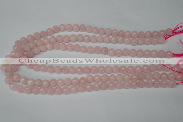 CRO145 15.5 inches 8mm round rose quartz beads wholesale