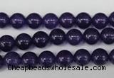 CRO148 15.5 inches 8mm round dyed amethyst beads wholesale