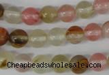 CRO158 15.5 inches 8mm round volcano cherry quartz beads wholesale