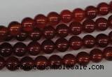 CRO20 15.5 inches 6mm round red agate gemstone beads wholesale