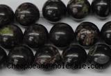 CRO308 15.5 inches 12mm round plum blossom jade beads wholesale