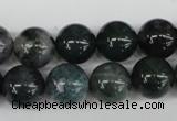 CRO315 15.5 inches 12mm round moss agate beads wholesale