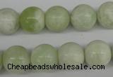 CRO332 15.5 inches 12mm round butter jade beads wholesale