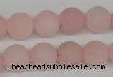 CRO342 15.5 inches 12mm round rose quartz beads wholesale