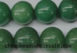 CRO495 15.5 inches 18mm round green aventurine beads wholesale