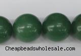 CRO530 15.5 inches 20mm round green aventurine beads wholesale