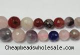 CRO728 15.5 inches 6mm – 14mm faceted round mixed gemstone beads