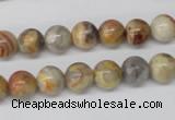 CRO84 15.5 inches 8mm round crazy lace agate beads wholesale