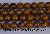 CRO880 15.5 inches 4mm round elephant blood stone beads