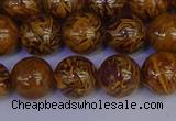 CRO883 15.5 inches 10mm round elephant blood stone beads