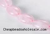 CRQ01 A grade 10*14mm oval natural rose quartz beads wholesale