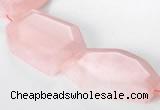 CRQ11 Freeform A grade natural rose quartz beads Wholesale