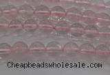 CRQ120 15.5 inches 4mm round natural rose quartz beads wholesale