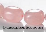 CRQ14 13*18mm egg-shaped A grade natural rose quartz beads