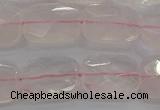 CRQ165 15.5 inches 12*16mm faceted rectangle natural rose quartz beads